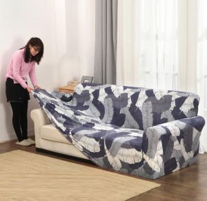 כיסוי אלסטי לסלון עשוי מבד איכותי ומתאים לספות וכורסאות