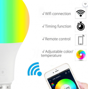 הכל בTOPRICE! אלקטרוניקה מנורת WiFi חכמה משנה צבעים ונשלטת מהסמארטפון שלכם!! עכשיו במחיר מעולה